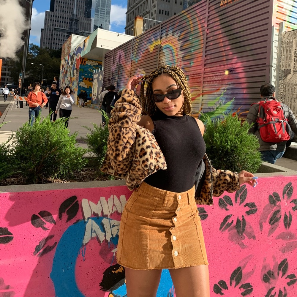 Corduroy skirt